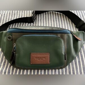 Coach men’s track belt crossbody bag